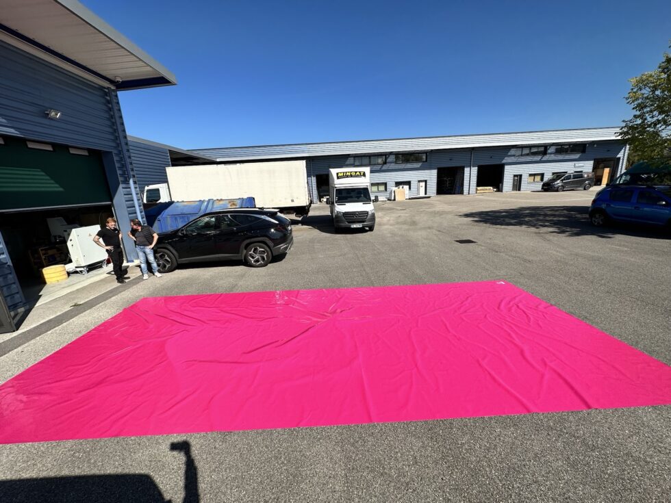 Bâche sur mesure - Soudure haute fréquence