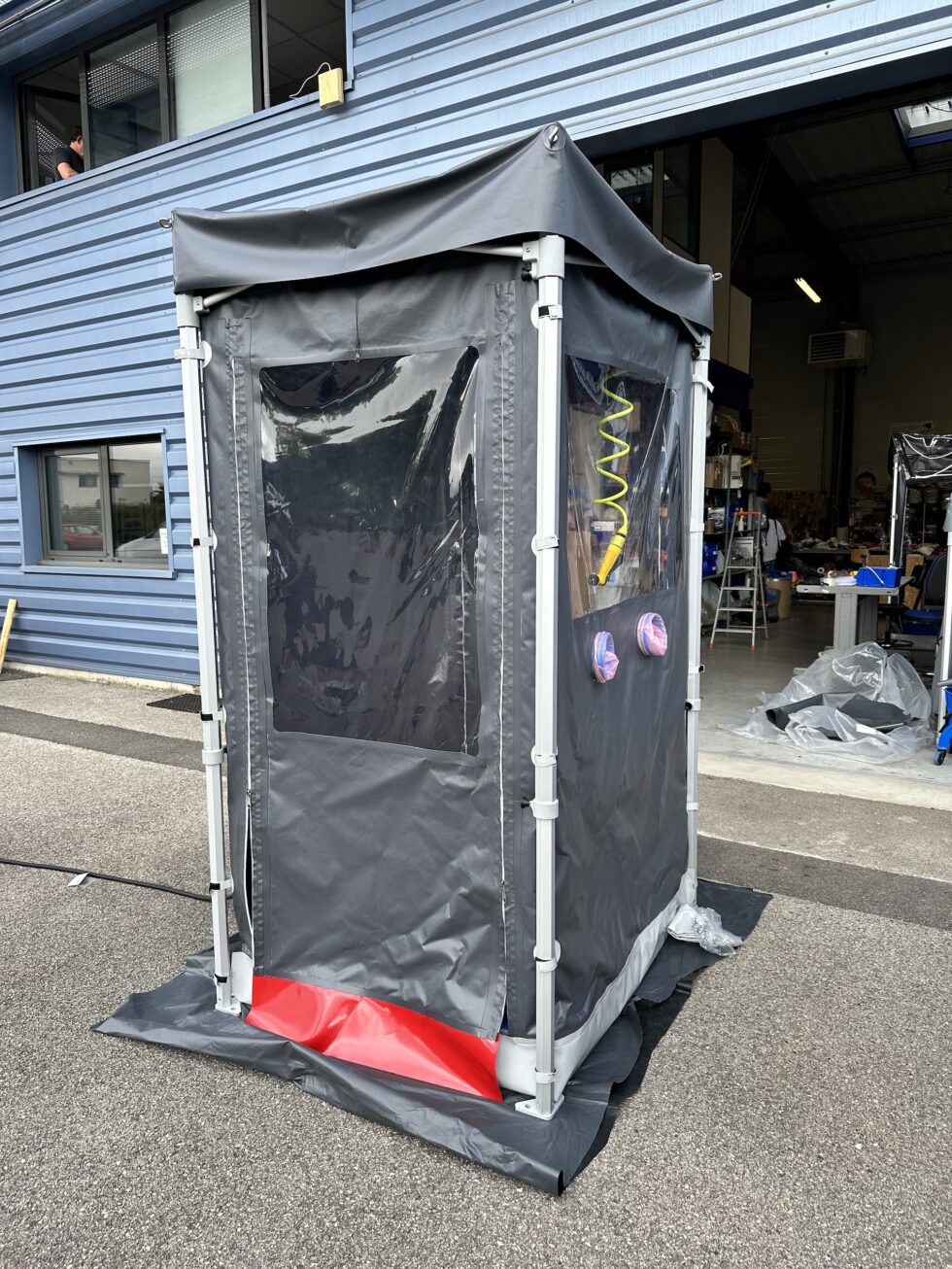 Douche décontamination - Soudure haute fréquence