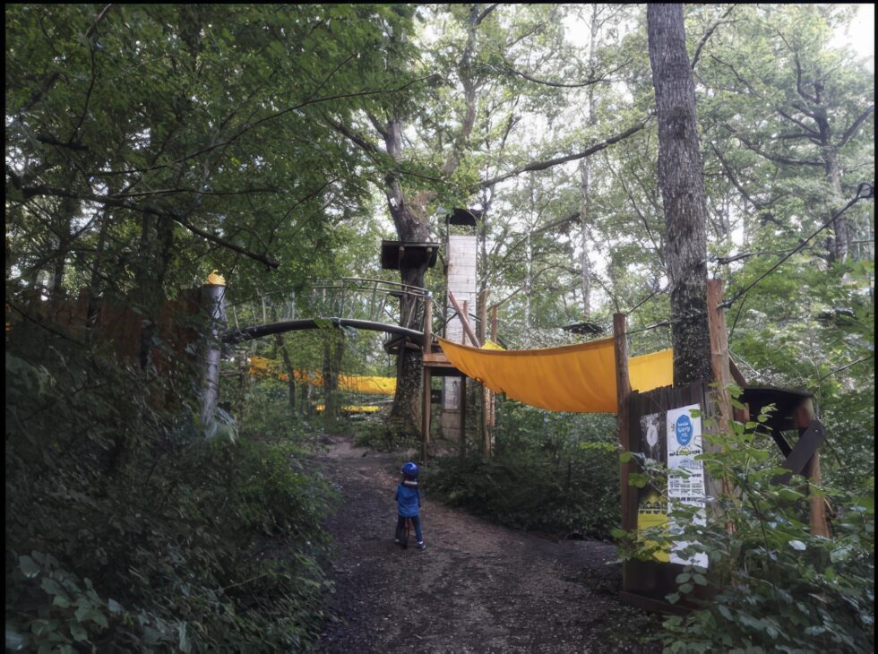 Pont d'accrobranche - Soudure haute fréquence et couture industrielle