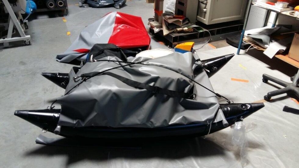 Radeau d'expédition - Soudure haute fréquence et couture industrielle